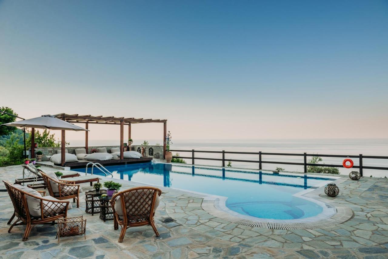 Elysian Luxury Villa Pelion Tsagkarada Buitenkant foto
