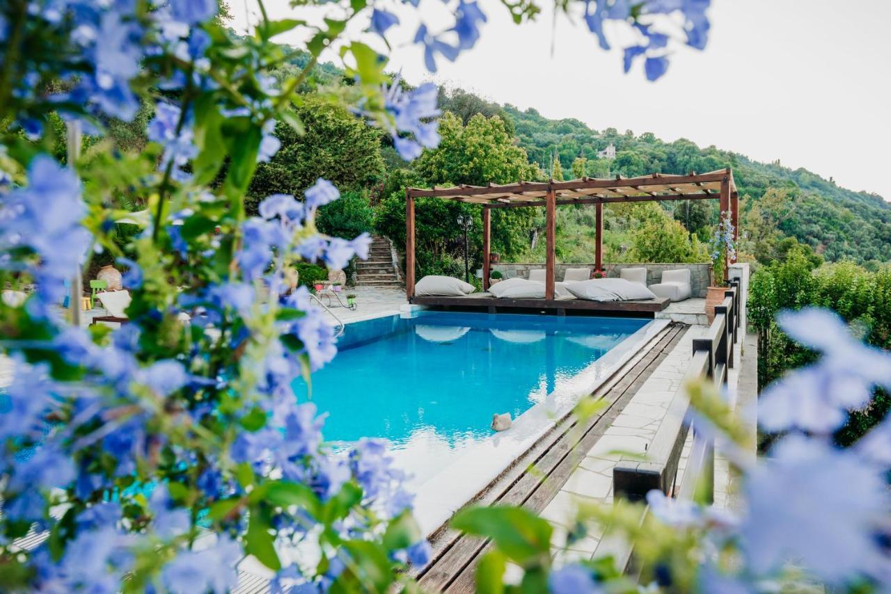 Elysian Luxury Villa Pelion Tsagkarada Buitenkant foto