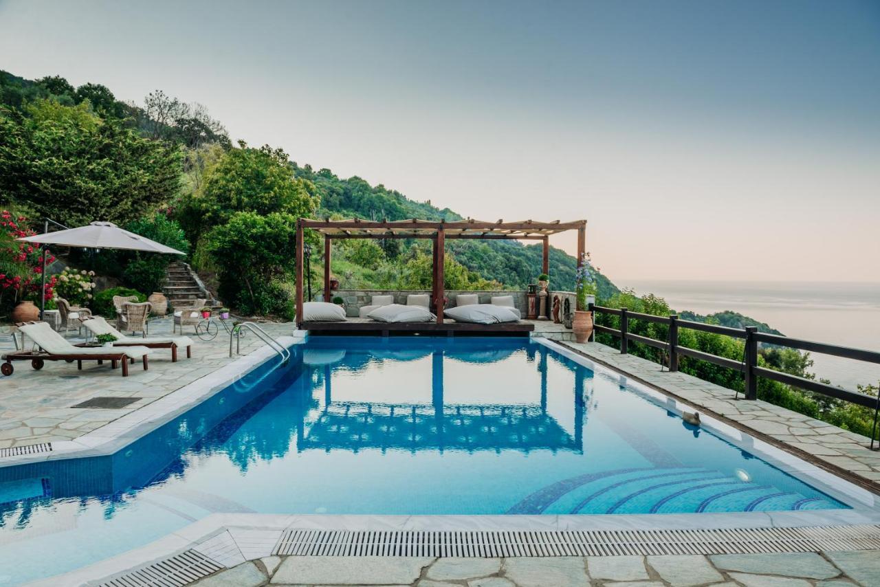 Elysian Luxury Villa Pelion Tsagkarada Buitenkant foto