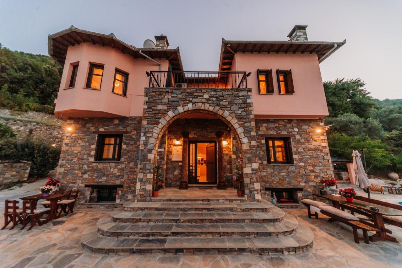 Elysian Luxury Villa Pelion Tsagkarada Buitenkant foto