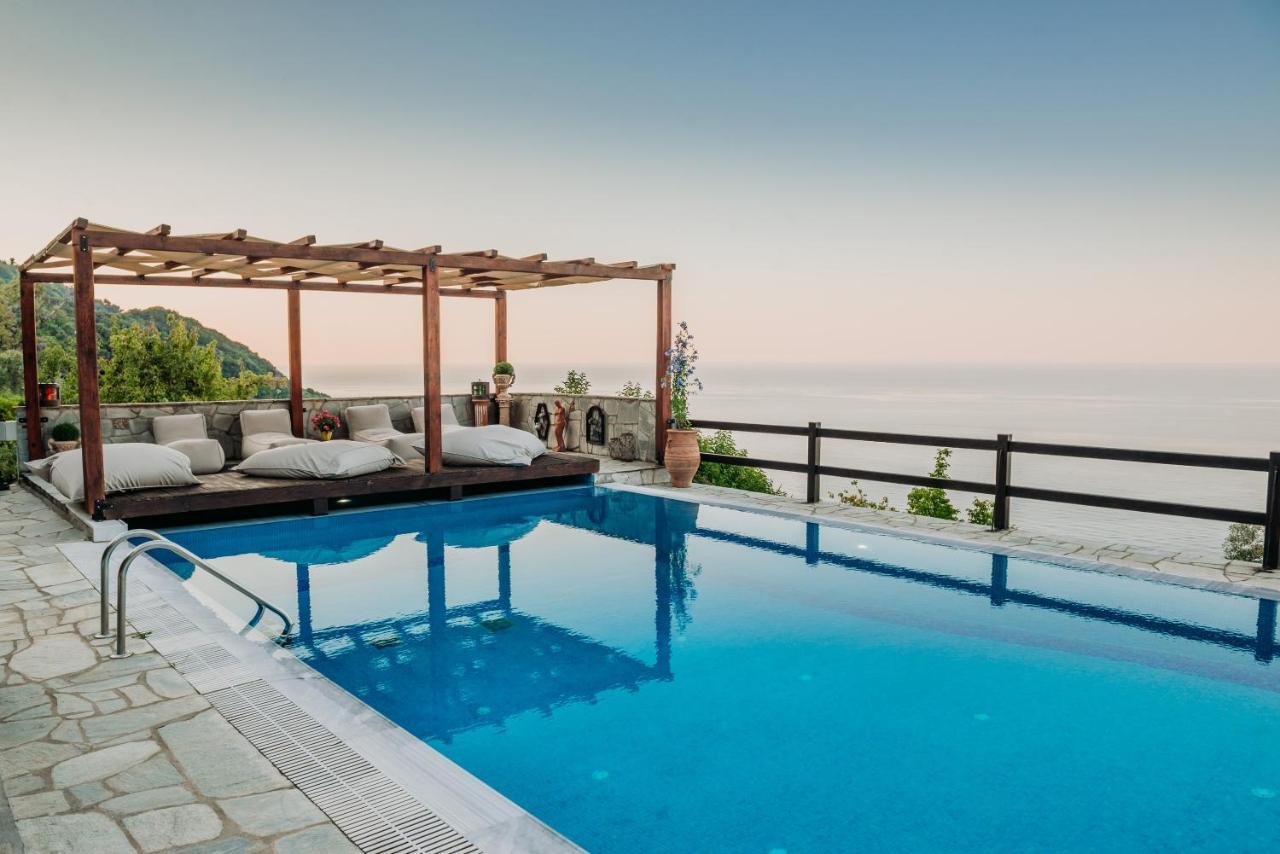 Elysian Luxury Villa Pelion Tsagkarada Buitenkant foto